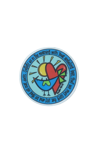 Satisfy Us Sticker