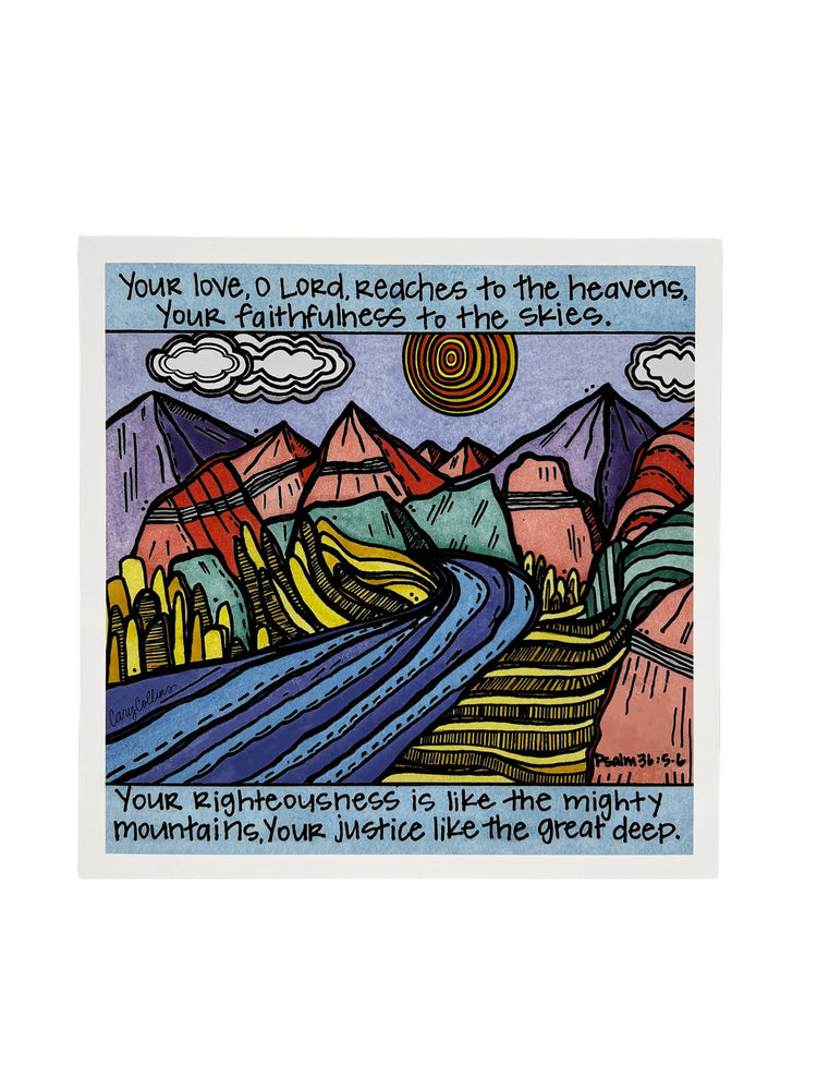 Mighty Mountains Print Wholesale