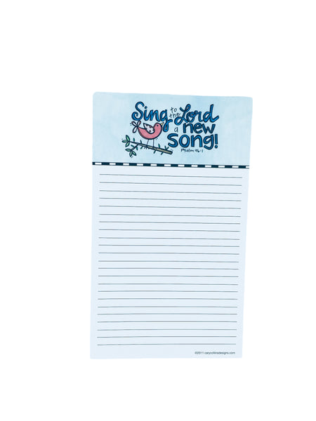 New Song Notepad