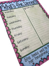 What's for Dinner Notepad