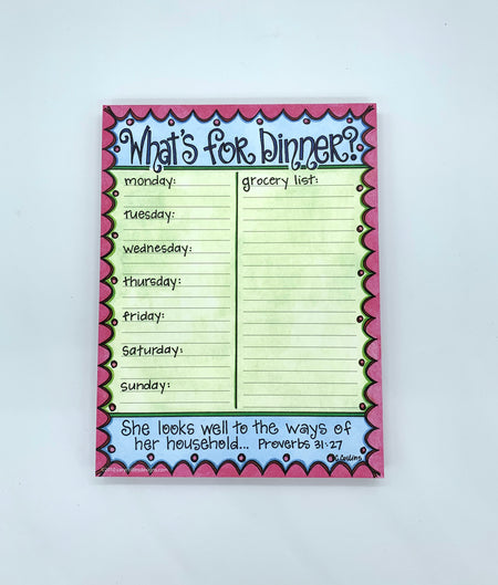 What's for Dinner Notepad