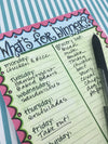 What's for Dinner Notepad