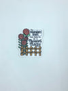 Boundary Line Sticker