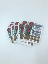 Boundary Line Sticker