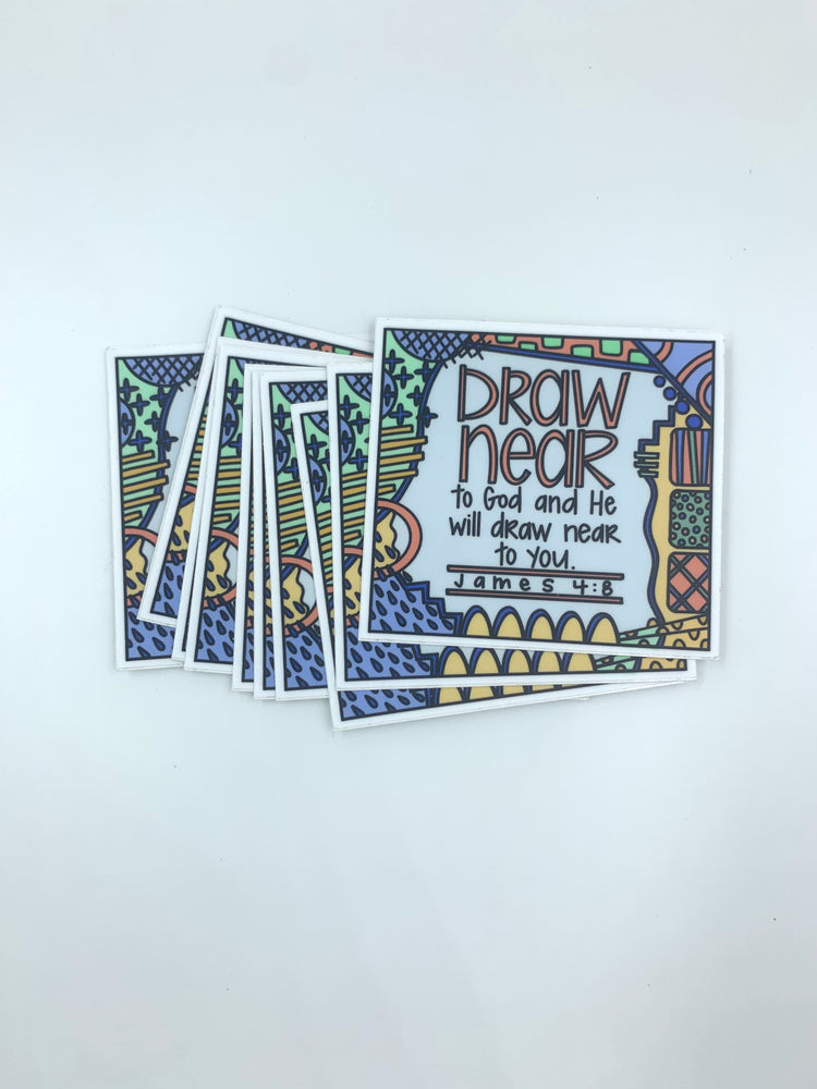 Draw Near Sticker