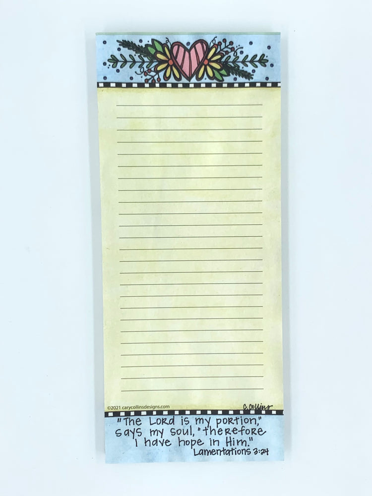 Lord is my Portion Notepad