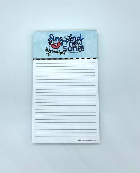 New Song Notepad